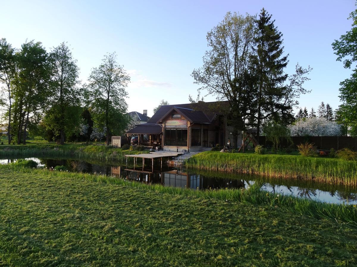 Raudonkalnis Guest House Mankiskiai ภายนอก รูปภาพ