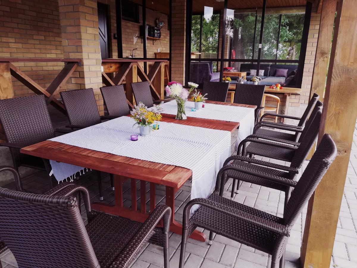 Raudonkalnis Guest House Mankiskiai ภายนอก รูปภาพ